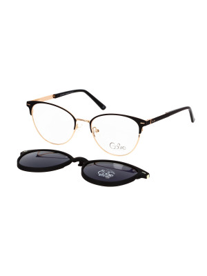 Cooline 186 c1 black/gold 53/18/142 + clip-on