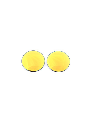 Lenses - mirror sun - yellow - O - 75mm (pár) - bez polarizace