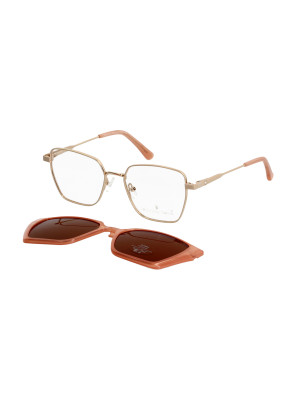 TUSSO-474 c4 beige/gold 52/17/140 + clip-on